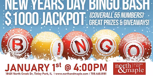 $1000 New Year's Day Bingo Jackpot