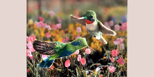 Workshop | 3D Needle-felted Hummingbird | Laguna Art-A-Fair