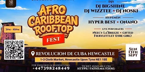 Afro Caribbean Rooftop Fest \ud83c\udf89\ud83d\udca5\ud83e\udd42