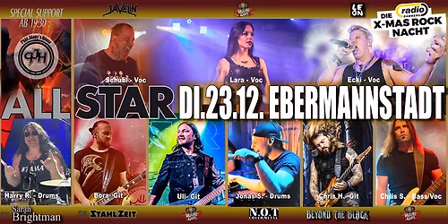RADIO BAMBERG - CHRISTMAS ROCK NIGHT -mit- ALL STAR HEAVY STYLE -
