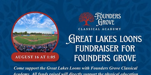 Great Lakes Loons Fundraiser for Founders Grove