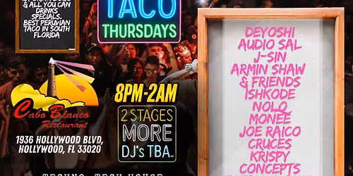 TECHNO TACO THURSDAYS