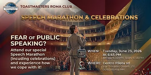 SPEECH MARATHON & CELEBRATIONS (In presence & On line)