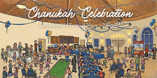 Laurie Blue at Chanukah Celebration