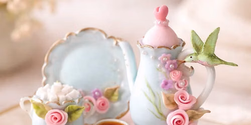 Fall Show Workshop: Beautiful Tea Set with Humingbird