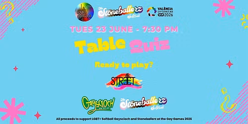 Pride Week Table Quiz 2026