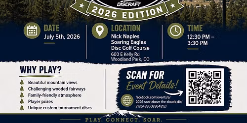 2026 Soar Above the Clouds Disc Golf Open