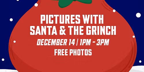 Pictures with Santa and the Grinch