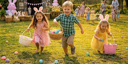 Easter Egg Hunt at the Family Farm