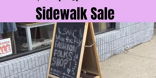 Sidewalk Sale 