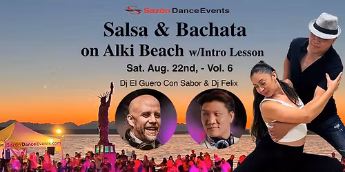 Salsa & Bachata on Alki Beach w\/intro lesson Vol. 6