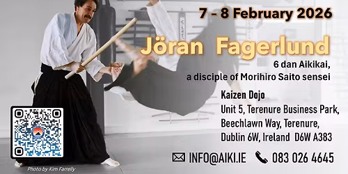 Takemusu Aikido Seminar with J\u00f6ran Fagerlund in Dublin