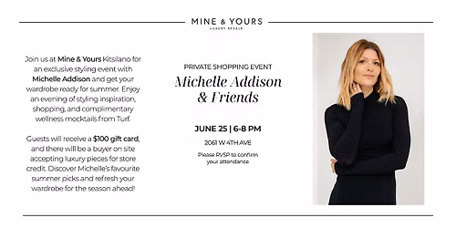 Michelle Addison & Friends | Private Shopping Event