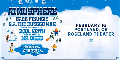 Atmosphere - Winter Carnival Tour 2026 - Roseland Theater - Portland, OR