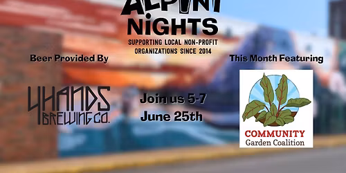 Al-Pint Night Supporting Community Garden Coalition!