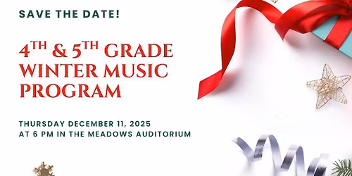 4th & 5th Grade Winter Music Program