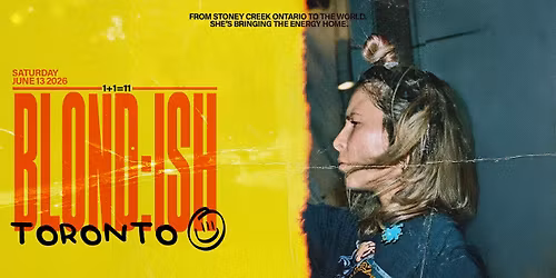 BLOND:ISH @ Sunnyside Pavilion | June 13 + June 14