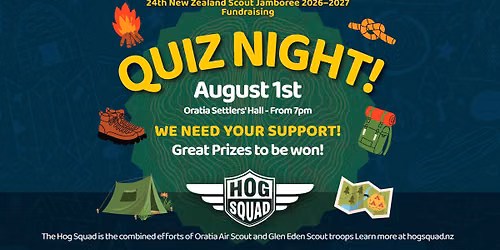 Hog Squad Quiz Night Fundraiser - R18