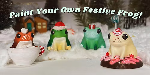 Paint Your Own Festive Frog