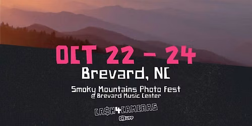 CASH4CAMERAS at the Smoky Mountains Photo Fest in Brevard, NC!