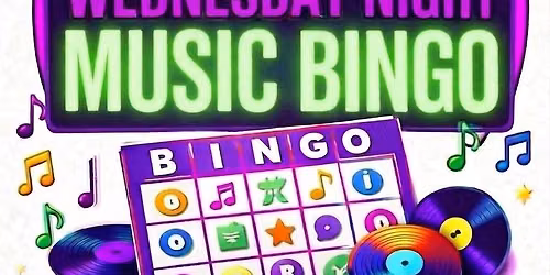 Wacky Wednesday Music Bingo at DE Blanchard