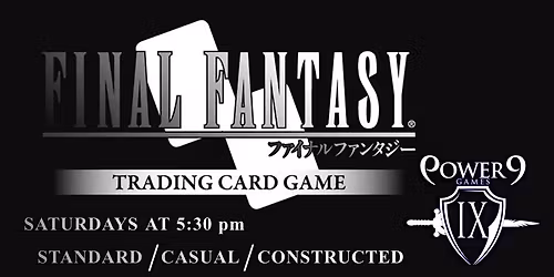 Final Fantasy TCG: Weekly Standard Tournament
