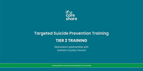 Tier 2 Suicide Awareness Training \u2013 In Person Session