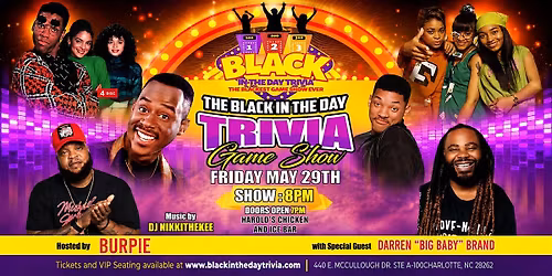 The Black In The Day 90s Trivia Game Show