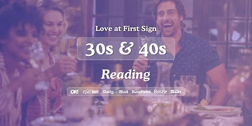 30s &amp; 40s Singles Night at Be at One Reading | Love at First Sign