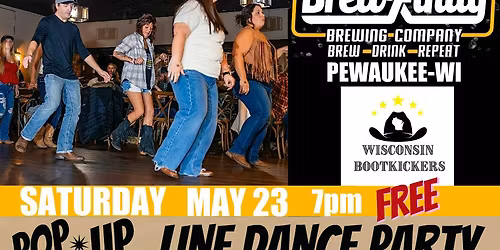 Pop Up Line Dance Party\/Brewfinity Brewing Pewaukee\/FREE