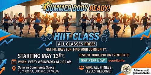 Summer Body Ready HIIT Class