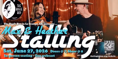 Max & Heather Stalling at the Bugle Boy!