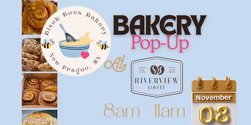 Bisek Bees Bakery Pop-up at Riverview Coffee