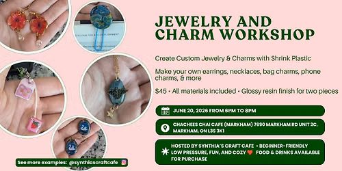 Jewelry and Charm Workshop in Markham