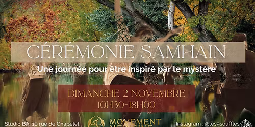 Journ\u00e9e C\u00e9r\u00e9monie Samha\u00efn \u2013 Biarritz