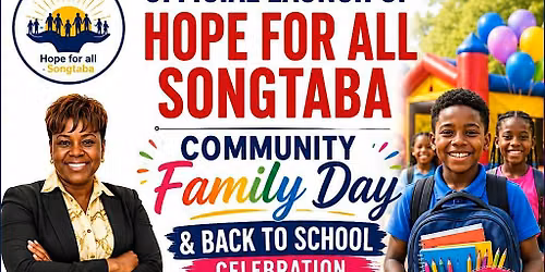 **Hope for All Songtaba Official Launch and Back-to-School Event 2026**