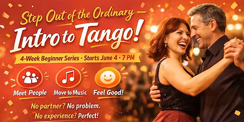Intro to Tango - 4 week Beginner Series