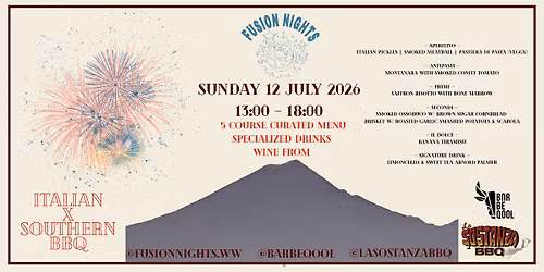 FUSION NIGHTS & LA SOSTANZA BBQ: Italian x Southern BBQ Brunch at BARBEQOOL