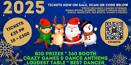 BIG Xmas Boozy Bingo Tour 2025 @ Ego Nightclub, Perth