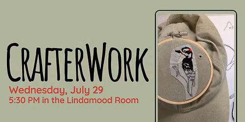 CrafterWork: Backyard Bird Embroidery