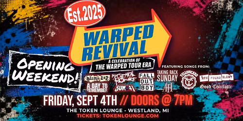 WARPED REVIVAL - A CELEBRATION OF THE WARPED TOUR ERA