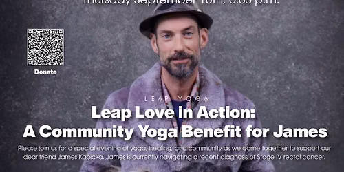 Leap Love in Action: A Community Yoga Benefit for James