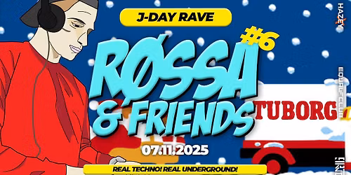 R\u00d8SSA & FRIENDS #6: J-DAY RAVE \/\/ Hard Techno All Night Long @ EQual Club