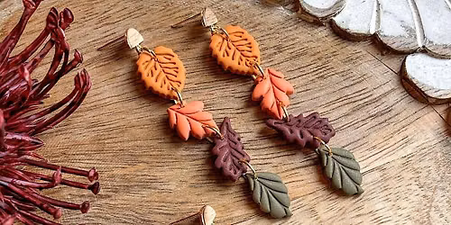 Autumn Earrings - Clay Workshop