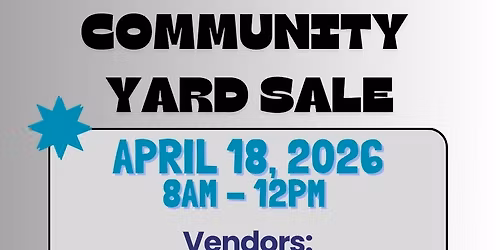 Community Yard Sale