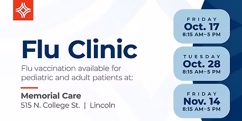Flu Vaccination Clinics in Lincoln