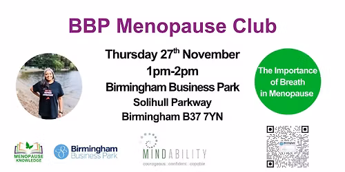 Menopause Club - Birmingham Business Park - Solihull