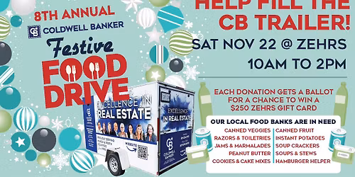 Coldwell Banker 8th Annual Festive Food Drive