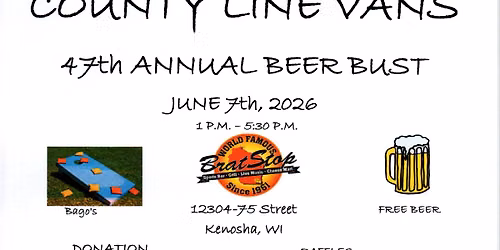 47th Annual Beer Bust hosted by County Line Vans