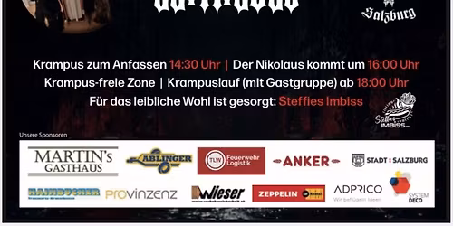 3. Famili\u00e4rer Krampus Rummel in alt-Liefering der Wilde\u2018n Teufel Salzburg